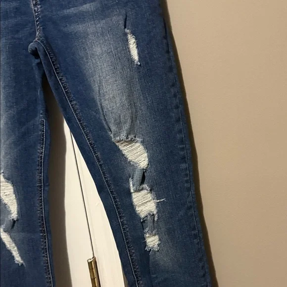 Resfeber Los Angeles Collection Boyfriend Jeans Sz 6 | Distressed Frayed Hem NWT - Picture 5 of 13